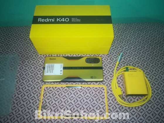 Redmi K40 Brucee Lee Edition